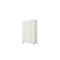 Armoire-vestiaire, 2 portes, l. 80 cm, 5 HC, blanc
