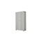Armoire-vestiaire, 2 portes, l. 80 cm, 6 HC, alu blanc