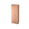 Armoire-vestiaire, étagères à gauche, l. 800 x P 420 mm, coloris noyer