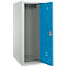 Armoire vestiaire, tôle d'acier, l. 315 x P 500 x H 875 mm, serrure de sécurité à loquet rotatif, assemblée, bleu clair