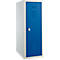 Armoire vestiaire, tôle d'acier, l. 315 x P 500 x H 875 mm, serrure de sécurité à loquet rotatif, assemblée, bleu gentiane