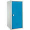 Armoire vestiaire, tôle d'acier, l. 400 x P 500 x H 1000 mm, serrure de sécurité à loquet rotatif, assemblée, bleu clair