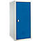 Armoire vestiaire, tôle d'acier, l. 400 x P 500 x H 1000 mm, serrure de sécurité à loquet rotatif, assemblée, bleu gentiane