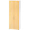 Armoires Breno, 6 HC, verrouillables, 28 kg par étagère, L 800 x P 420 x H 2156 mm, blanc/érable