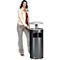 Ascher-/Abfallsammler antik-s./Dach silb