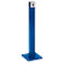Ascher-Standsäule SG 105E, eckig, enzianblau