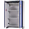 Asecos accubak ION-CORE-90 CS 1200, 3 geperforeerde legborden + 1 bodem lekbak, B 1193 x D 615 x H 1953 mm