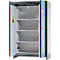Asecos accubak ION-CORE-90 CS 1200, 4 geperforeerde legborden + 1 bodem lekbak, B 1193 x D 615 x H 1953 mm