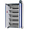 Asecos acculaadkast ION-PRO-90 PC, 5 geperforeerde legplanken + stopcontacten, 1 lekbak, B 1193 x D 615 x H 2224 mm