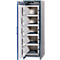 Asecos acculaadkast type 90 ION-CHARGE-90, 5 vakken, B 599 x D 615 x H 1953 mm, antracietgrijs/ gentiaanblauw