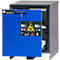 Asecos acculaadkast type 90 ION-CHARGE-90, onderkast, lade met 2 uittrekniveaus, B 593 x D 574 x H 780 mm, antracietgrijs/gentiaanblauw