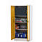 asecos Armoire de stockage de produits chimiques CF-CLASSIC, portes à charnières, façade en jaune de sécurité, L 950 x P 500 x H 1950 mm