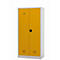 asecos CF-CLASSIC chemische opslagkast, scharnierende deuren, voorzijde in veiligheidsgeel, B 950 x D 500 x H 1950 mm