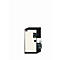 asecos CS-CLASSIC chemische opslagkast, scharnierende deur, links opgehangen, voorkant zuiver wit, B 545 x D 520 x H 1105 mm