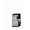 asecos CS-CLASSIC chemische opslagkast, scharnierende deur, links scharnier, front asecos zilver, B 545 x D 520 x H 1105 mm