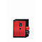 asecos CS-CLASSIC chemische opslagkast, scharnierende deuren, voorzijde in verkeersrood, B 810 x D 520 x H 1105 mm