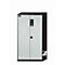 asecos CS-CLASSIC-F chemische opslagkast, scharnierende deuren, lichtgrijs front, B 1055 x D 520 x H 1950 mm