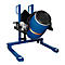 Asecos de levage de tambour, avec mâchoires prismatiques, L 1200 x H 1605 x P 1140 mm, course 0 -750 mm, acier peint