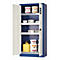 asecos E-CLASSIC milieu-opbergkast, scharnierende deuren, voorkant in lichtgrijs, B 950 x D 500 x H 1950 mm
