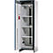 Asecos lithium-ion accu veiligheidskast type 90 ION-CORE-90, 4 legborden, B 599 x D 615 x H 1953 mm, antracietgrijs/ gentiaanblauw