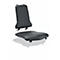 Asiento acolchado para silla de taller bimos SINTEC/SINTEC 2, desmontable, cuero sintético, antibacteriano, negro