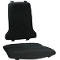 Asiento acolchado para silla de taller bimos SINTEC/SINTEC 2, desmontable, textil, transpirable, negro