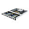 Geöffneter Serverschrank mit freiliegendem Mainboard, Prozessorsockeln, Arbeitsspeicherslots und Netzteil.
