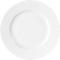 Assiette à dessert Caterado ISTA, ronde, lavable au lave-vaisselle, Ø 210 x H 19 mm, porcelaine, blanc, 6 pièces