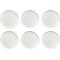 Assiette à dessert Solea, plat, Ø 190 mm, uni, blanc, porcelaine, 6 p.