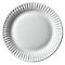 Assiette en carton Papstar Pure, jetable, ronde, Ø 150 mm, qualité alimentaire, certifiée FSC® &amp; compostable, blanche, 10 x 100 pièces