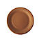 Assiette en carton Papstar Pure, jetable, ronde, Ø 190 mm, qualité alimentaire, certifiée FSC® &amp; compostable, marron, 8 x 100 pièces