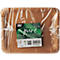 Assiettes en carton Papstar Pure, 500 pièces, carrées, qualité alimentaire, L 165 x L 200 mm, carton à base de fibres fraîches, marron