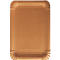 Assiettes en carton Papstar Pure, 500 pièces, carrées, qualité alimentaire, L 180 x L 260 mm, carton de fibres fraîches, brun