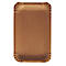 Assiettes en carton Papstar Pure, jetables, carrées, 100 x 160 mm, qualité alimentaire, certifiées FSC® &amp; compostables, marron, 8 x 250 pièces