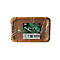 Assiettes en carton Papstar Pure, jetables, carrées, 130 x 200 mm, qualité alimentaire, certifiées FSC® &amp; compostables, marron, 4 x 250 pièces