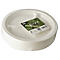 Assiettes jetables Papstar pure, 2 sections, ø 230 mm, 50 pièces, compostables, micro-ondables, en canne à sucre, blanches