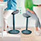 Assis/debout Leitz Ergo Active, ergonomique, réglable en hauteur, assise confortable triangulaire, rembourrage en mousse, poignée de transport, jusqu'à 100 kg, gris foncé