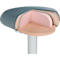 Assis/debout Leitz Ergo Active, ergonomique, réglable en hauteur, assise triangulaire confortable, rembourrage en mousse, poignée de transport, jusqu'à 100 kg, gris clair
