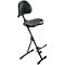 Assis debout meychair Futura Light AF-SR-11046, réglable en hauteur par pliage &amp; assise, avec aide à la montée, L 360 x P 220 x H 540-900 mm, acier &amp; mousse PU, noir
