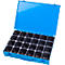 Assortimentkoffer ADB, leeg, 24 vakken, afsluitbaar, met handvat, B 330 x D 230 x H 50 mm, staal &amp; ABS kunststof, lichtblauw RAL 5012