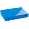 Assortimentkoffer ADB, leeg, 8 vakken, afsluitbaar, met handvat, B 330 x D 230 x H 50 mm, staal &amp; ABS kunststof, lichtblauw RAL 5012