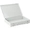 Assortimentskoffer ADB, leeg, zonder tussenschotten, afsluitbaar, met handvat, B 335 x D 230 x H 50 mm, staal &amp; ABS kunststof, lichtgrijs RAL 7035