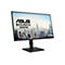 Schwarzer Asus Business Monitor mit dünnem Rahmen vor einer New Yorker Skyline.