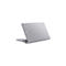Silbernes ASUS ExpertBook Laptop, leicht schräg von hinten gesehen, vor weißem Hintergrund.