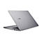Ein silberner Laptop, teilweise geöffnet, vor weißem Hintergrund. Auf dem Deckel steht „ASUS EXPERTBOOK“. 