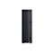 Schwarzer Asus ExpertCenter Desktop PC im Slim-Design mit Front-Anschlüssen auf weißem Hintergrund.