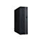 Schwarzer Asus ExpertCenter Desktop-PC vor weißem Hintergrund mit vertikaler Front-Rippenstruktur.