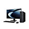 ASUS ExpertCenter Desktop-Computer mit Monitor, Tastatur und Maus auf weißem Hintergrund.