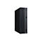 Schwarzer ASUS ExpertCenter Desktop-PC im Tower-Format vor weißem Hintergrund.
