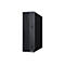 Schwarzer Asus ExpertCenter Business-PC im Turm-Format mit geriffelter Front und diversen Anschlüssen.